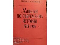 Записки по съвременна история, 1918 - 1945