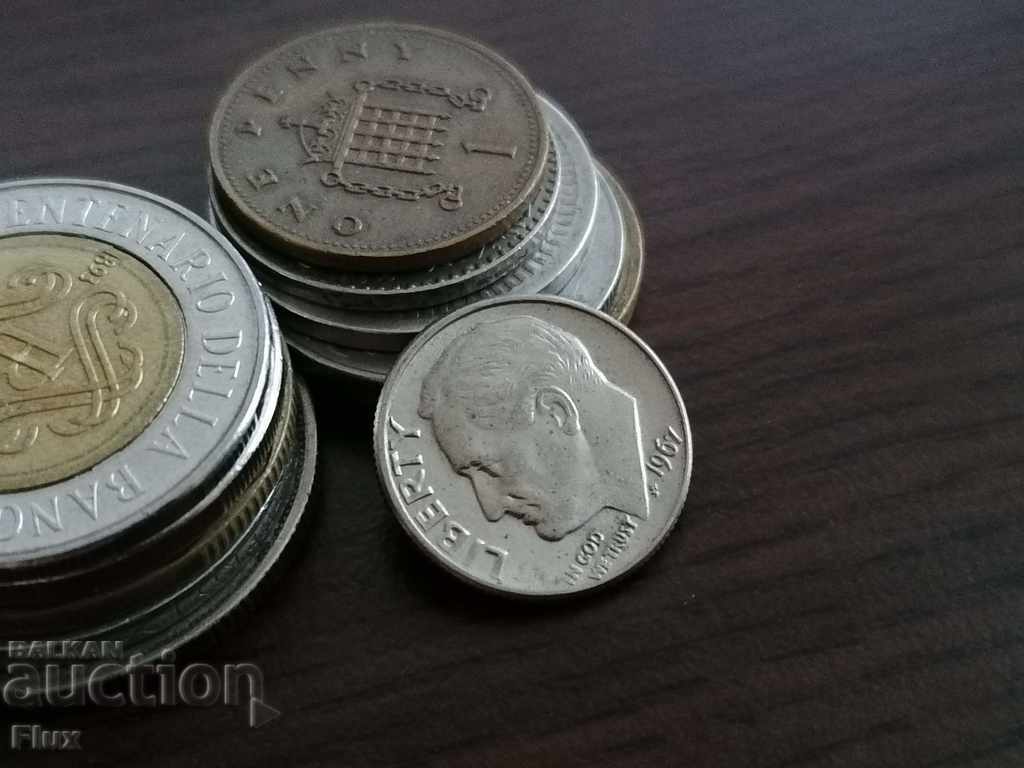 Νόμισμα - ΗΠΑ - 1 δεκάρα 1967 με τιμή 0.95 BGN | € 0.49