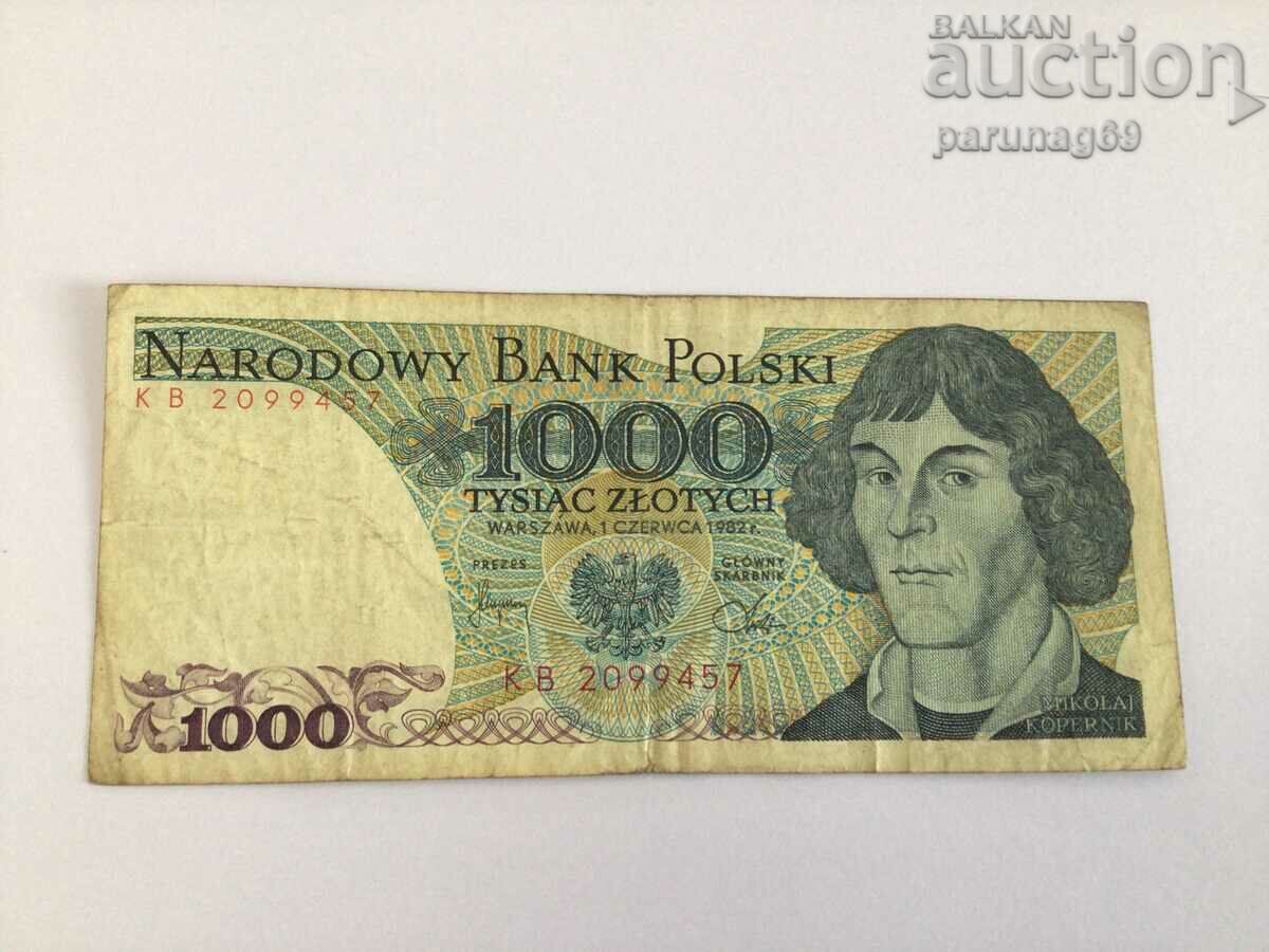 Poland 1000 zlotys 1982 (AU)