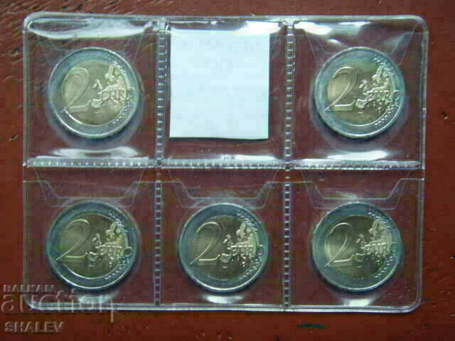 Delivery of 2 euro 2021 Germany A, D, F, G, J "Sachsen" Germany 2 euro Delivery of 2 euro 2021 Germany A, D, F, G, J "Sachsen" Germany 2 euro