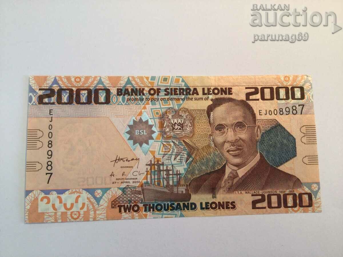 Sierra Leone 2000 Leone 2010 (AU)