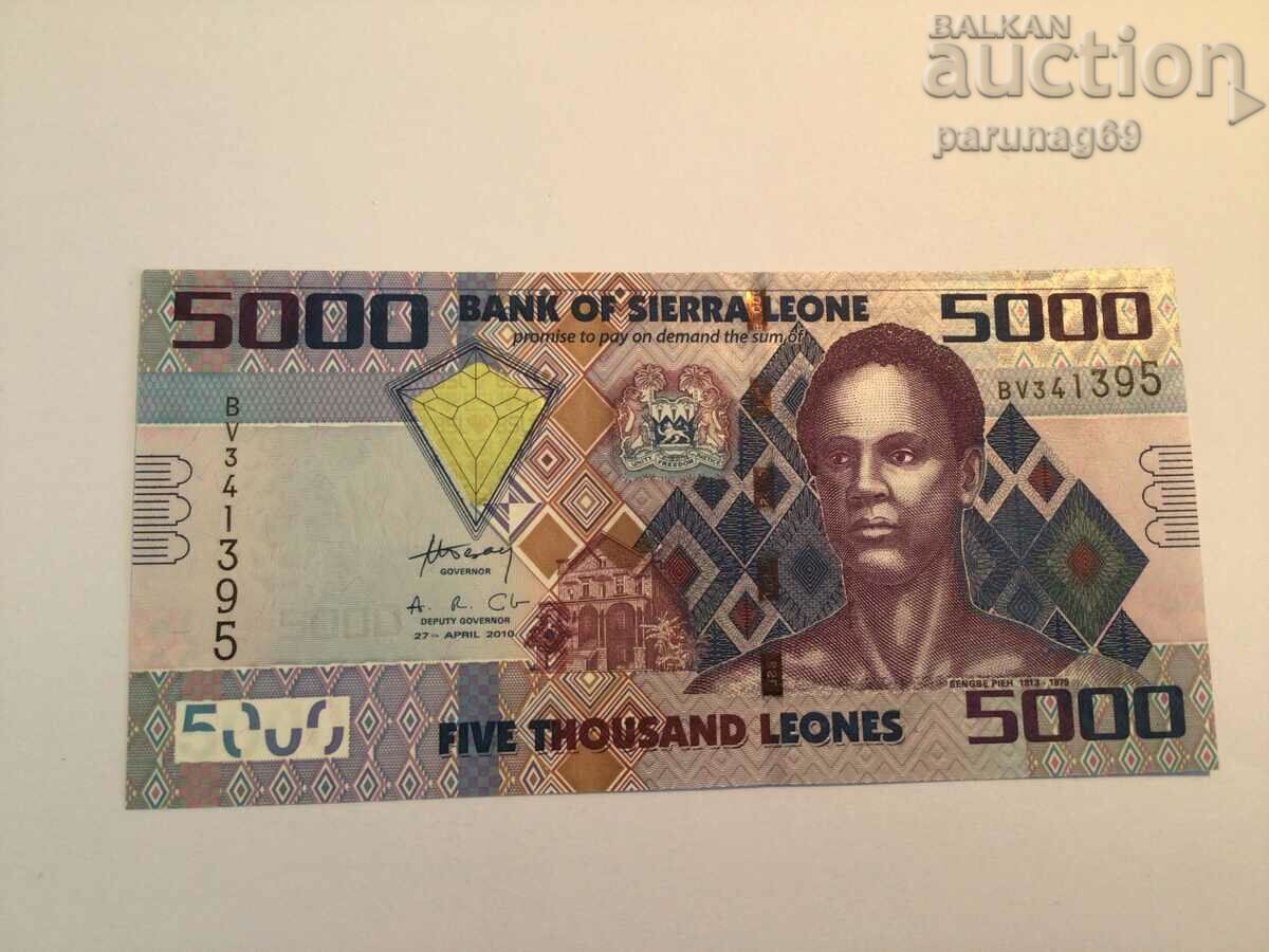 Сиера Леоне 5000 леоне 2010 година  (АС)