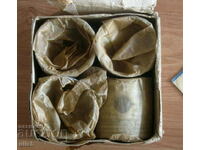 Old set of Russian original Moskvich 407 pistons