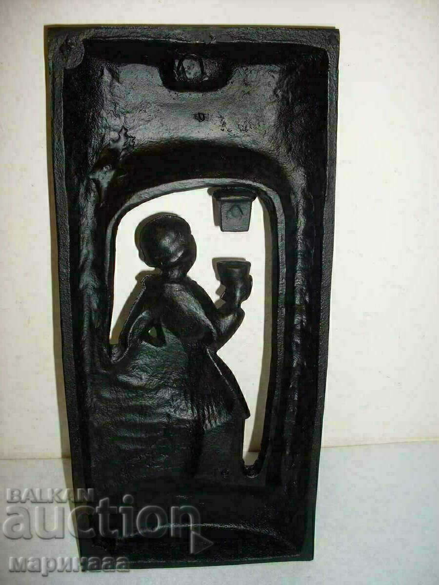 Auction  CAST IRON PANEL. GERMANY. 3.232 KG