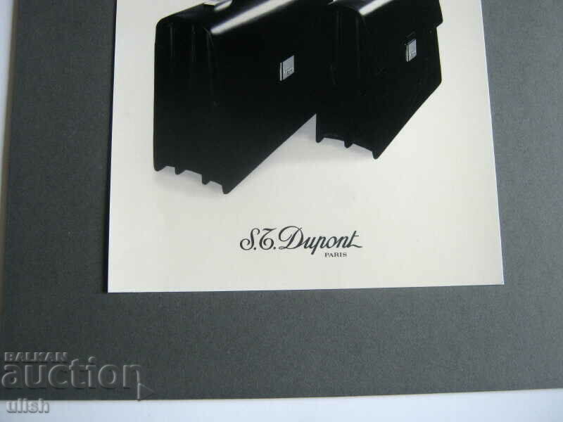 Old art design ad project for bag S.T. Dupont Paris with price 25.00 BGN | € 12.78 Old art design ad project for bag S.T. Dupont Paris with price 25.00 BGN | € 12.78