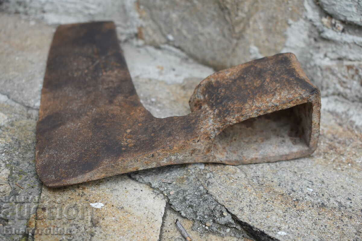 Auction Old forged ax Auction Old forged ax