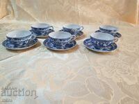 Coffee set made of fine Japanese porcelain