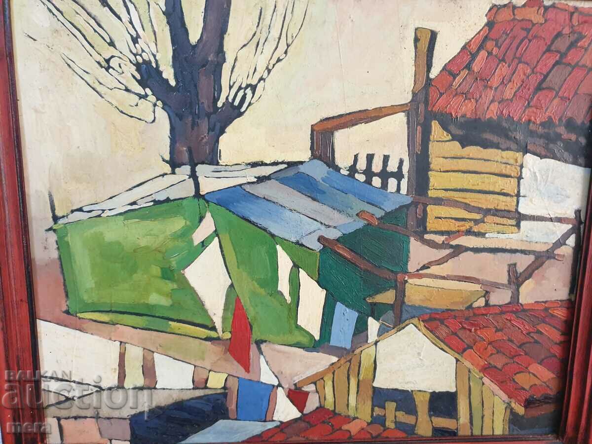 Author's painting - Dimitar Sterev - 1989 with price 450.00 BGN | € 230.08 Author's painting - Dimitar Sterev - 1989 with price 450.00 BGN | € 230.08