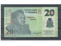 Нигерия  20 найра 2008 г - полимерна банкнота