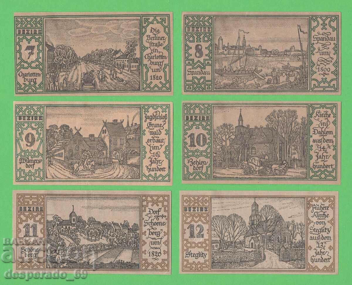 Auction (¯` '• .¸NOTGELD (Berlin) 1921 UNC- -20 banknotes¸. •' ´¯) Auction (¯` '• .¸NOTGELD (Berlin) 1921 UNC- -20 banknotes¸. •' ´¯)