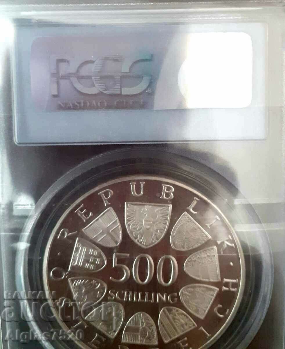 500 Shillings 1987/Silver/PR 67 Cameo-Austria with price 280.00 BGN | € 143.16 500 Shillings 1987/Silver/PR 67 Cameo-Austria with price 280.00 BGN | € 143.16