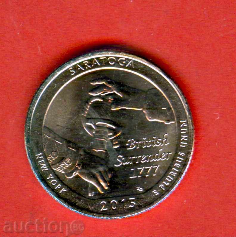 USA 25 cent issue 2015 D NEW YORK NEW UNC