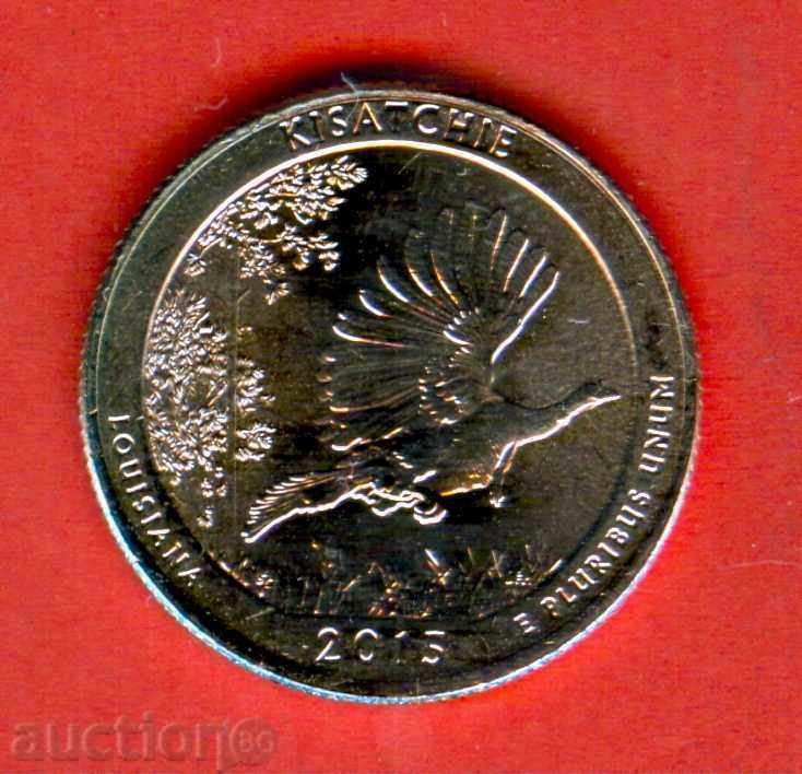 USA 25 cent issue 2015 D LOUISIANA BIRD NEW UNC USA 25 cent issue 2015 D LOUISIANA BIRD NEW UNC