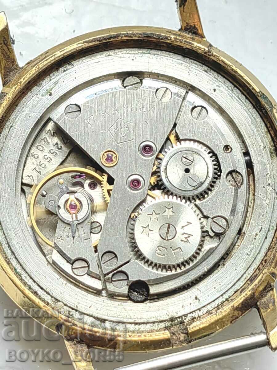Licitație Super Yak Russian Soc URSS Ceas Poljot, placat cu aur, manual pentru bărbați Licitație Super Yak Russian Soc URSS Ceas Poljot, placat cu aur, manual pentru bărbați