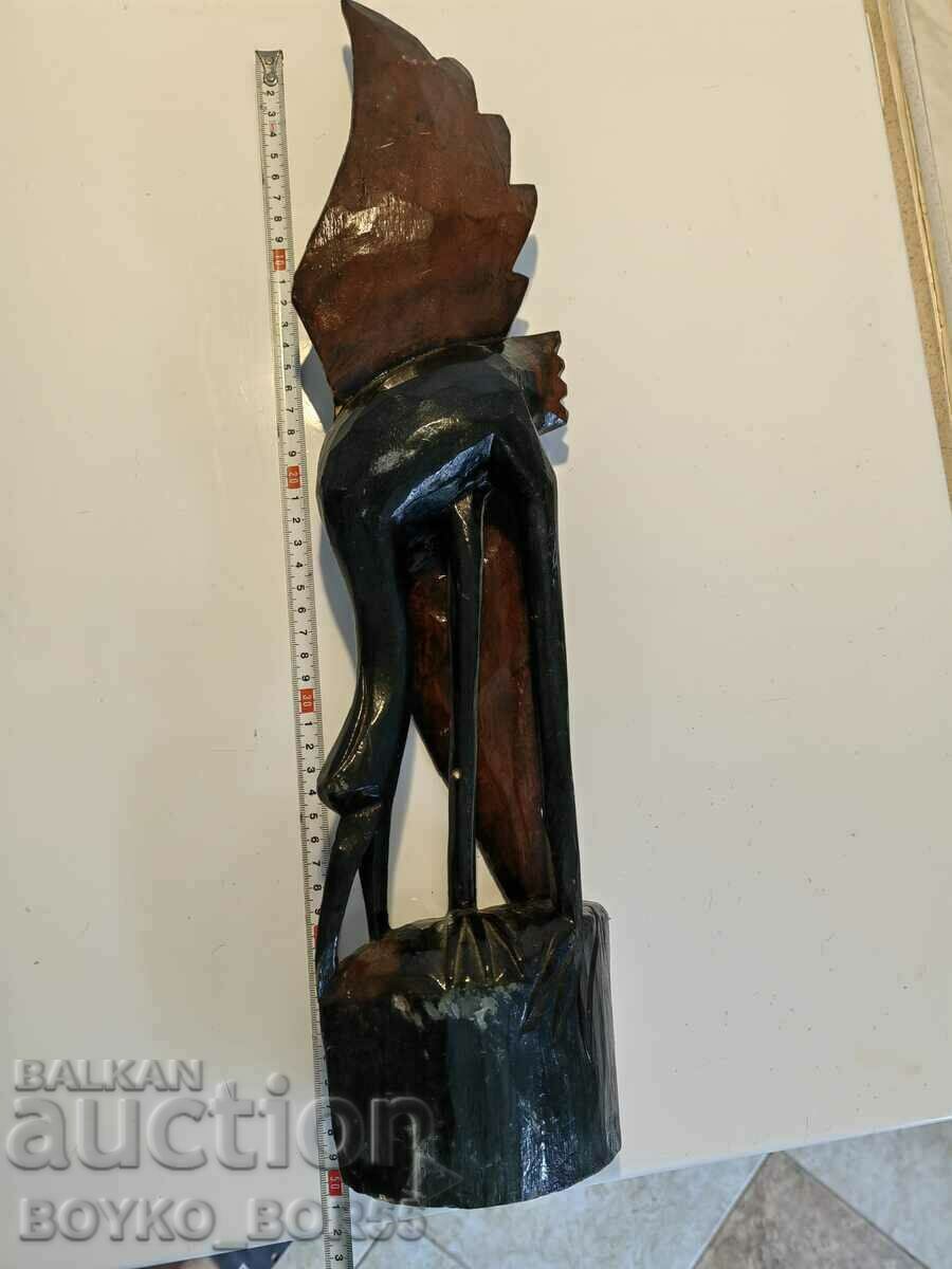 Lovely Large Crane Figurine Wood Carving 50 cm / 12 cm. with price 37.00 BGN | € 18.92 Lovely Large Crane Figurine Wood Carving 50 cm / 12 cm. with price 37.00 BGN | € 18.92