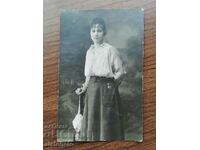 Old photo Kingdom of Bulgaria - Woman, Xanthi 1917