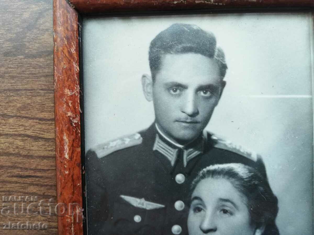 Delivery of Old photo Kingdom of Bulgaria - Military Airman WW2 Delivery of Old photo Kingdom of Bulgaria - Military Airman WW2