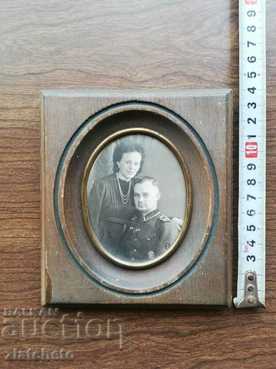 Old WW2 photo - German officer, framed with price 50.00 BGN | € 25.56 Old WW2 photo - German officer, framed with price 50.00 BGN | € 25.56