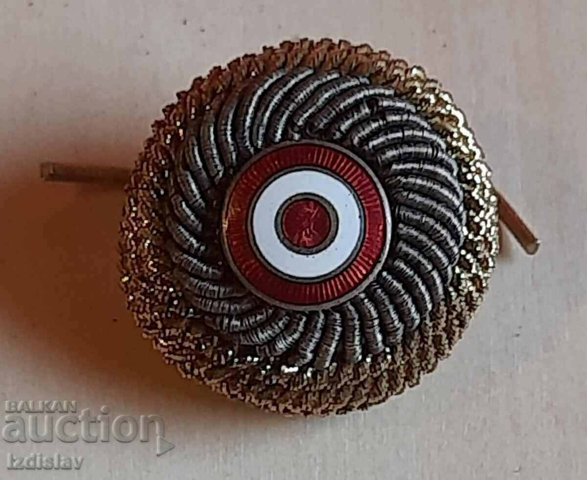 military German or Polish cockade bronze, enamel, tin military German or Polish cockade bronze, enamel, tin