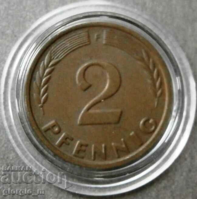 2 pfennig 1962