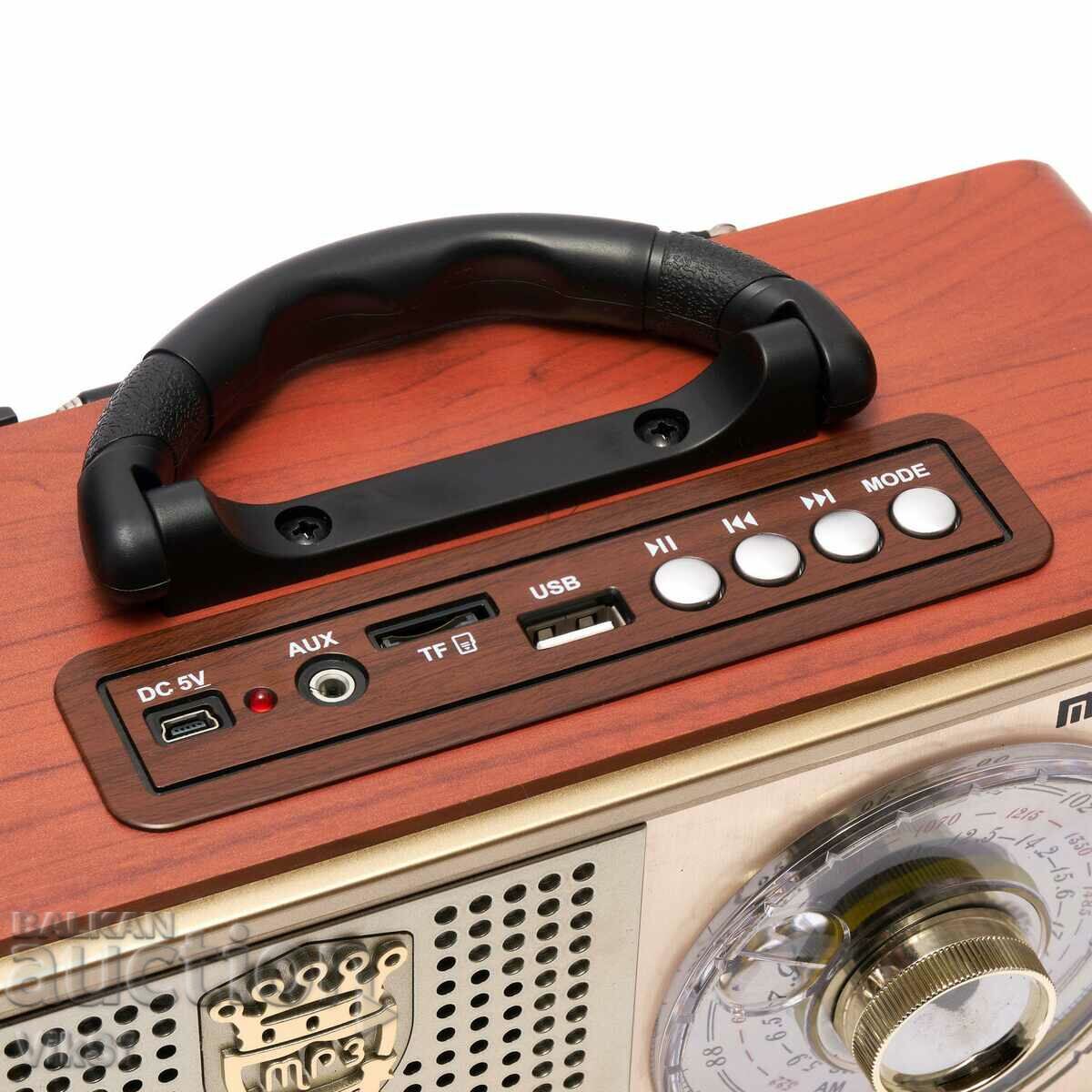 Retro (Vintage) Radio Meier M-110BT FM, Bluetooth USB SD AUX - 7 Retro (Vintage) Radio Meier M-110BT FM, Bluetooth USB SD AUX - 7