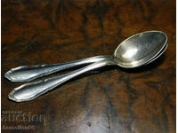 Silver spoons. 2 pcs.