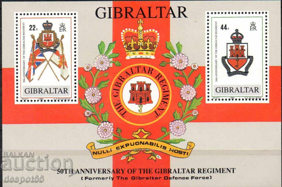 1989. Gibraltar. 50 de ani de la Blocul Col. Gibraltar.