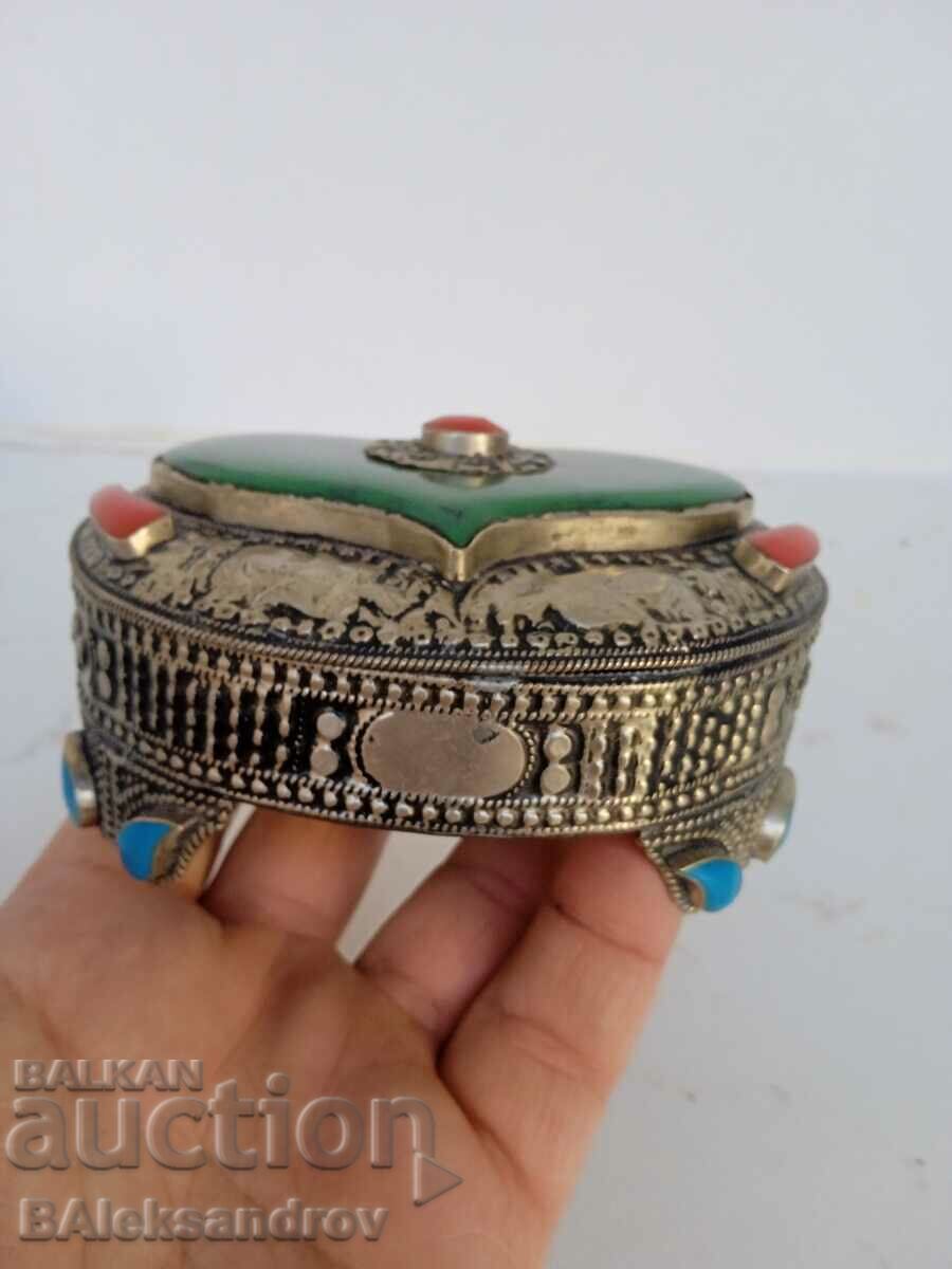 Old beautiful big jewelry box - 5 Old beautiful big jewelry box - 5