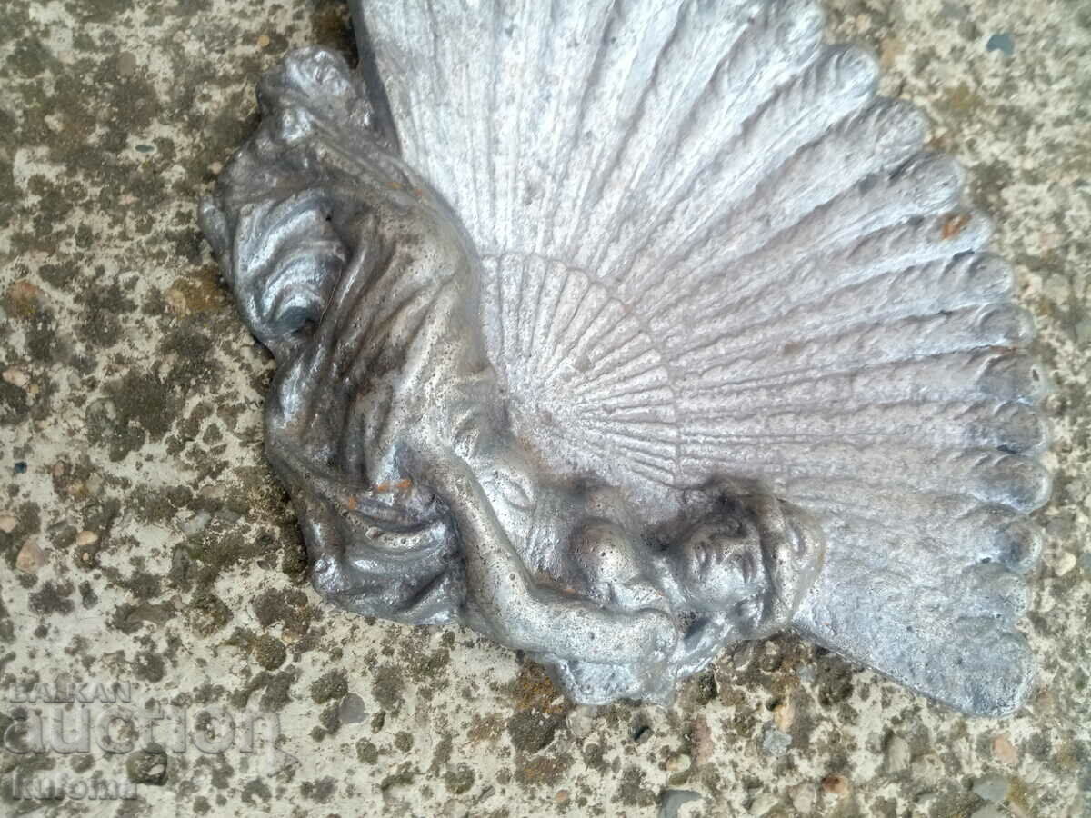 Auction  Old aluminum ashtray