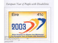 2003. Ейре. Европейска година на хората с увреждания.