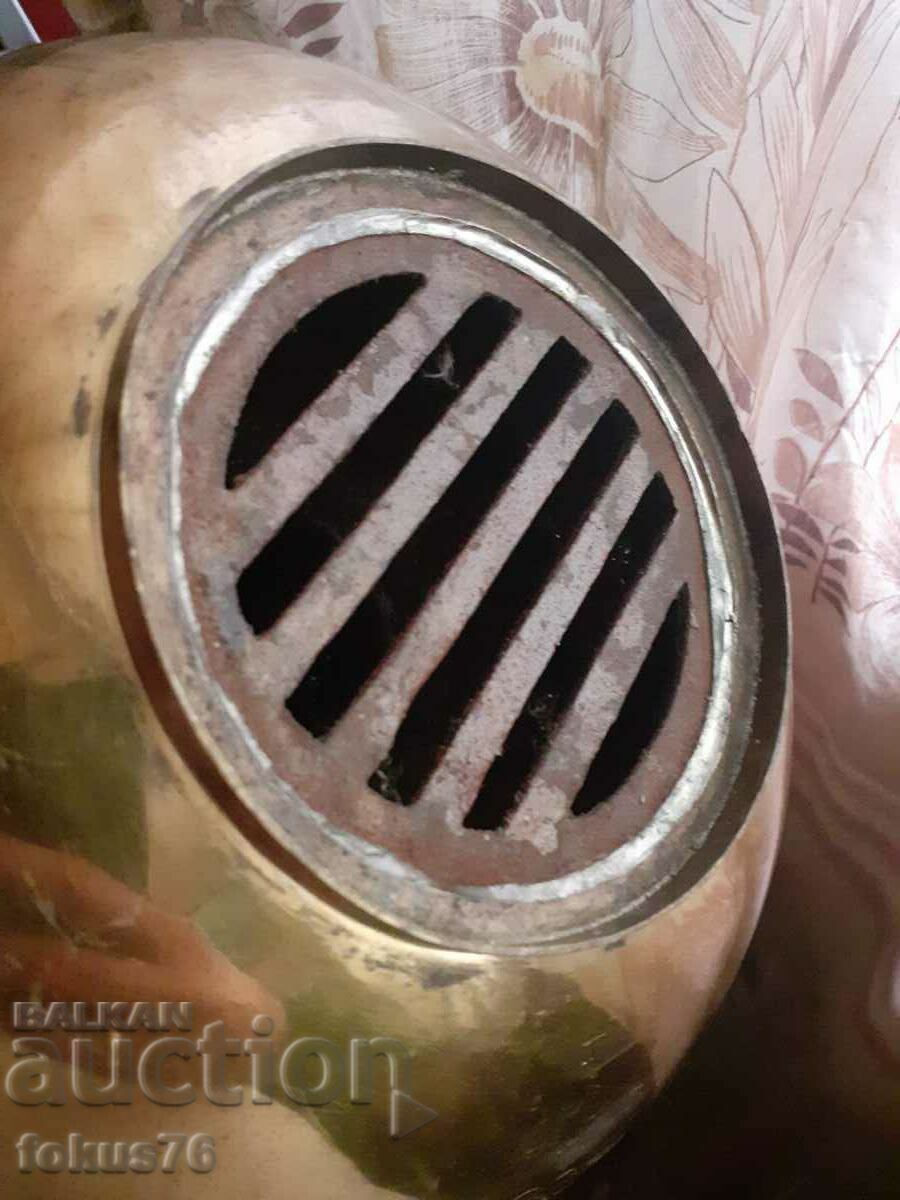 Great old brass brazier stove - 7 Great old brass brazier stove - 7