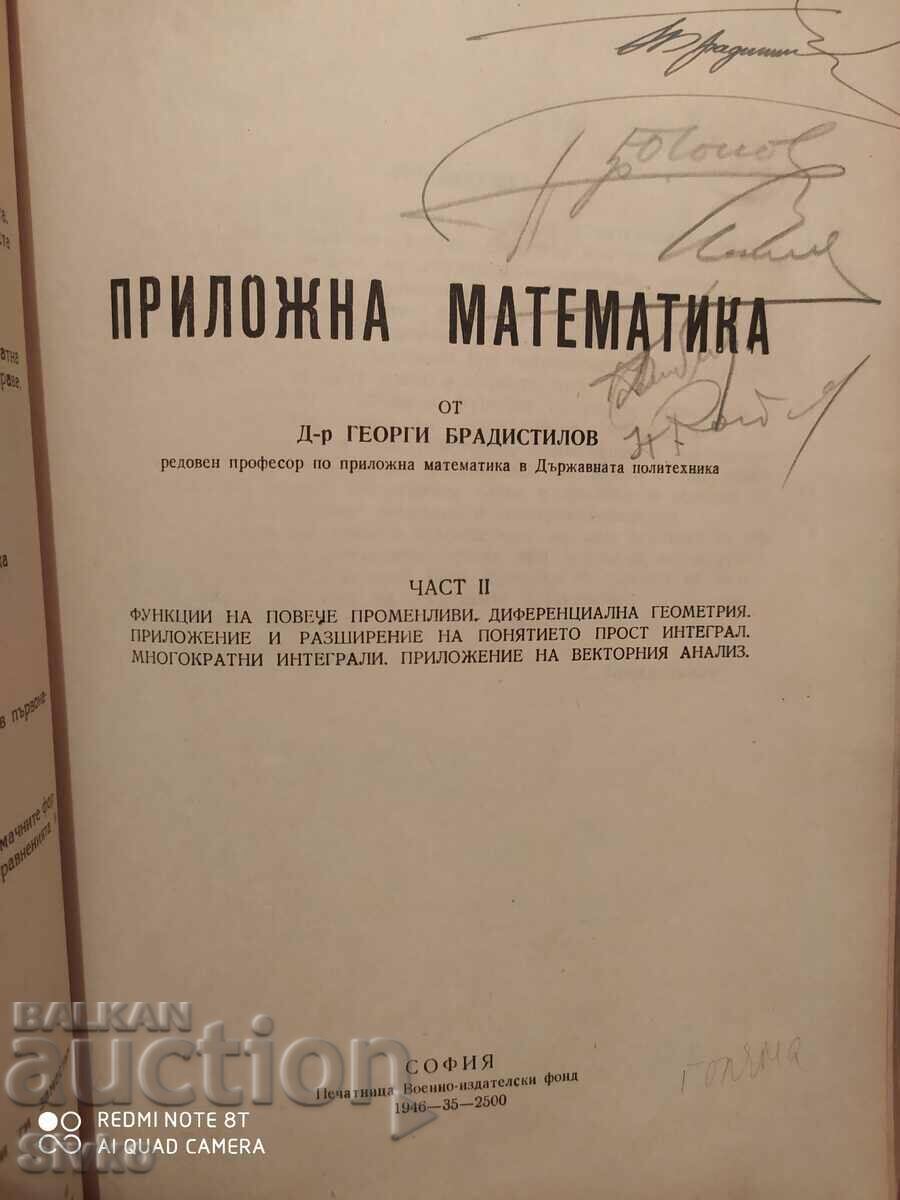 Applied Mathematics, Prof. Dr. Georgi Bradistilov - 7