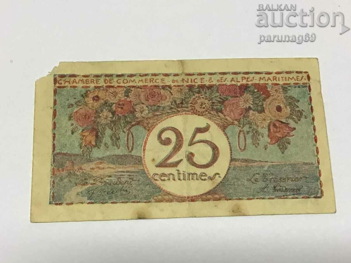 Γαλλία 0,25 φράγκο 1918 Νίκαια (OR)