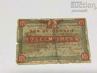 Франция 0,25 франк 1914 -1918 Roubaix-Tourcoing (OR)