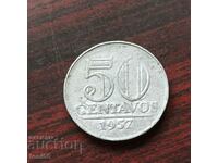 Brazilia 50 centavos 1957
