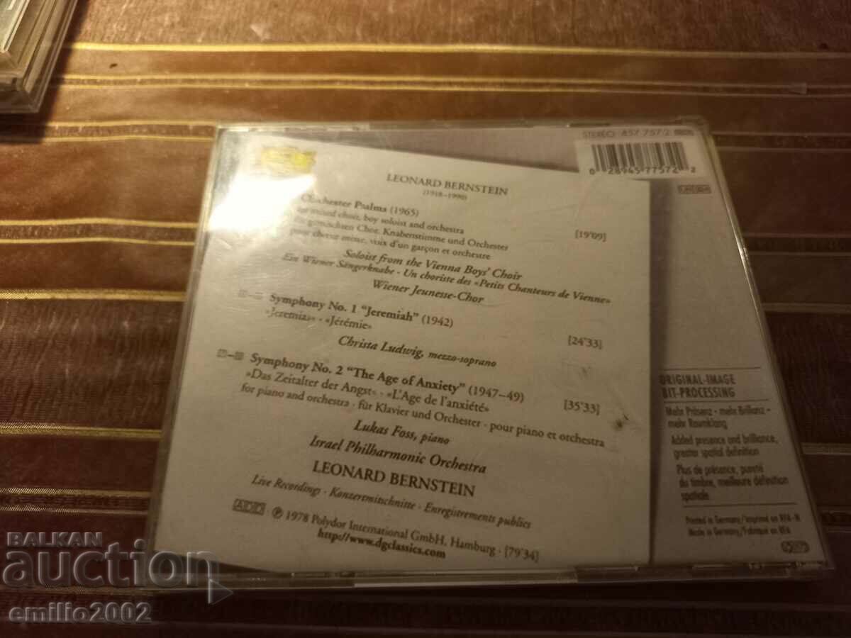 Licitație CD audio Bernstein Licitație CD audio Bernstein