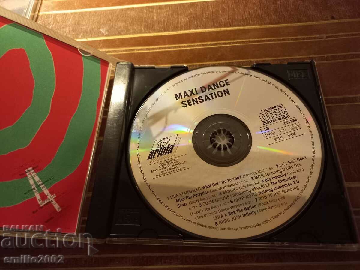 Audio CD Maxi dance sensation with price € 1.53 | 2.99 BGN