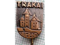 13051 Badge - coat of arms of the city of Trakai - Lithuania
