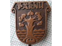 13062 Badge - coat of arms of the city of Pärnu Estonia