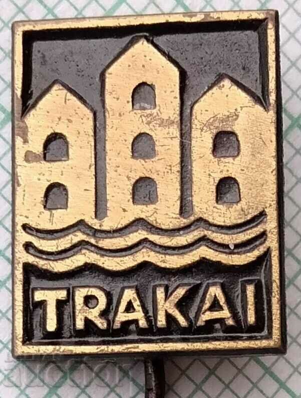 13070 Badge - coat of arms of the city of Trakai - Lithuania