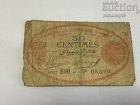 France 0.50 franc 1915 to Algeria (OR)