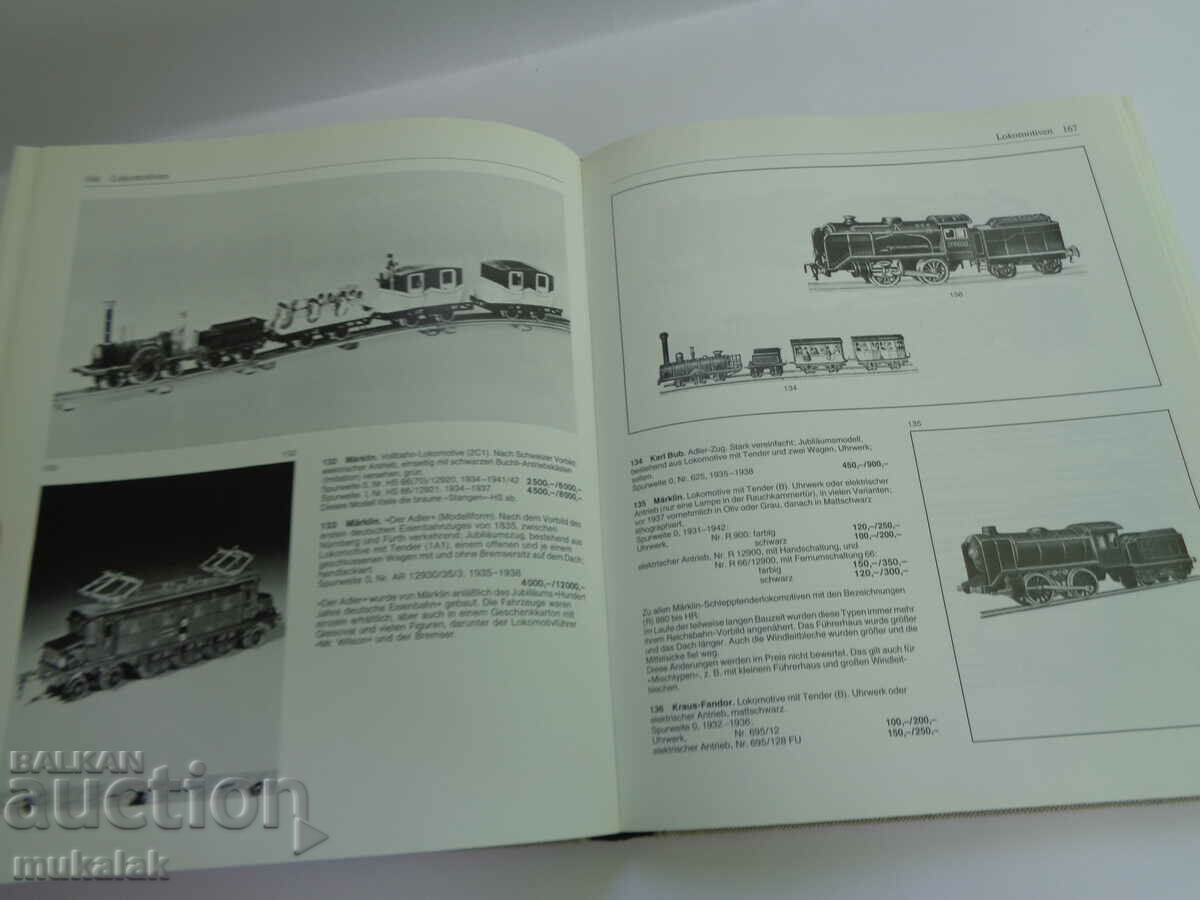 BOOK CATALOG TIN MODEL RAILWAY TIN TOYS with price 40.00 BGN | € 20.45