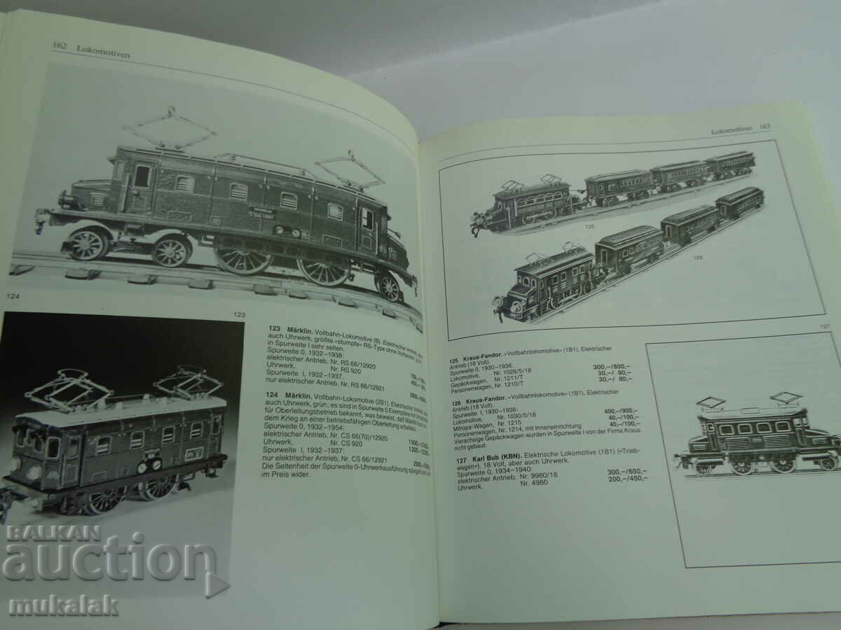 Auction  BOOK CATALOG TIN MODEL RAILWAY TIN TOYS