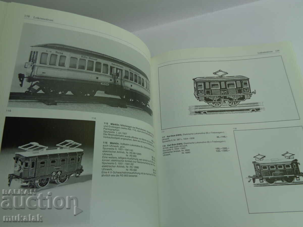 Delivery of BOOK CATALOG TIN MODEL RAILWAY TIN TOYS