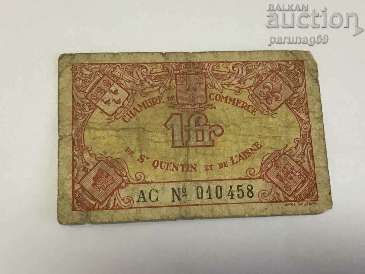 France 1 franc 1925 St Quentin