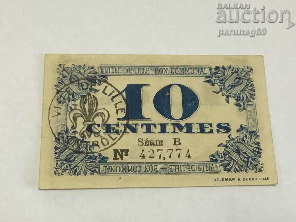 Франция 0,10 франк 1917 Lille (OR)