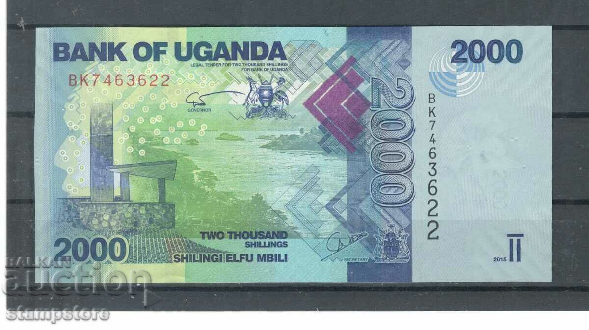 Uganda 2000 șilingi 2015
