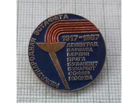 Badge - Relay Socialist Capitals 1987