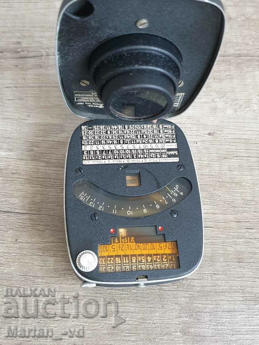 BERTRAM STANDARD LIGHT METER Made in Germany 1940 Year - 5 BERTRAM STANDARD LIGHT METER Made in Germany 1940 Year - 5