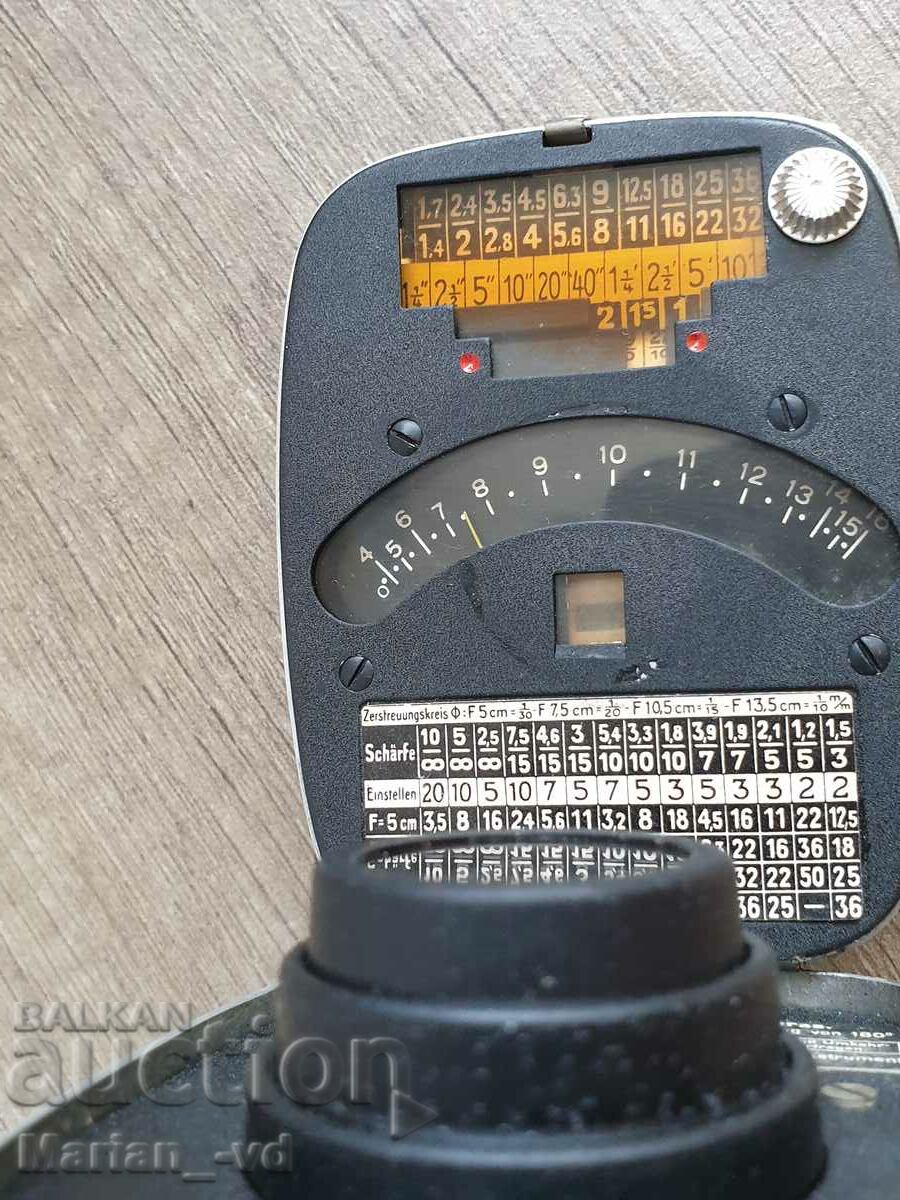 BERTRAM STANDARD LIGHT METER Made in Germany 1940 Year - 6 BERTRAM STANDARD LIGHT METER Made in Germany 1940 Year - 6